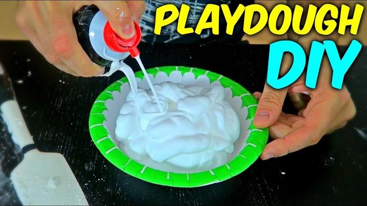 DIY Playdough with Shaving Cream