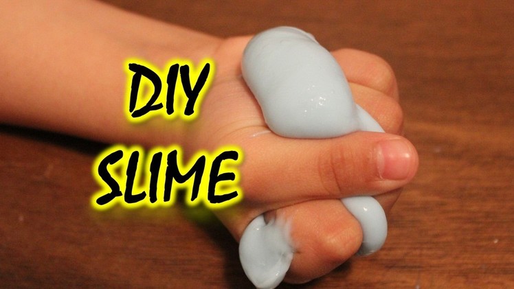 DIY Slime with only 2 ingredients | No Borax No starch