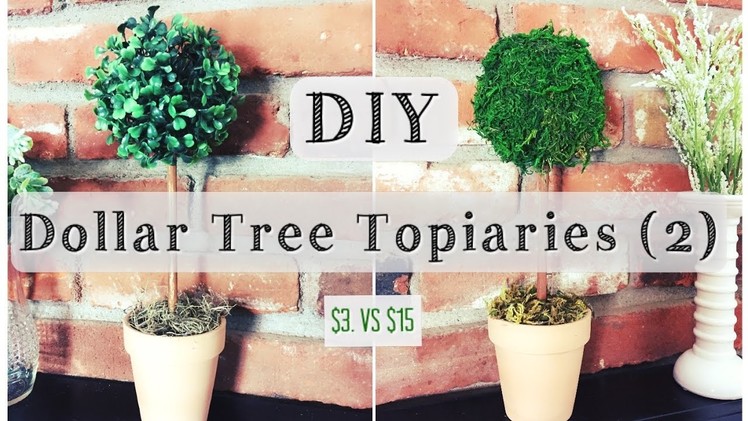 DIY Topiary | Dollar Tree Room Decor for $3