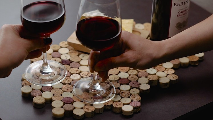 DIY Wine Cork Placemat