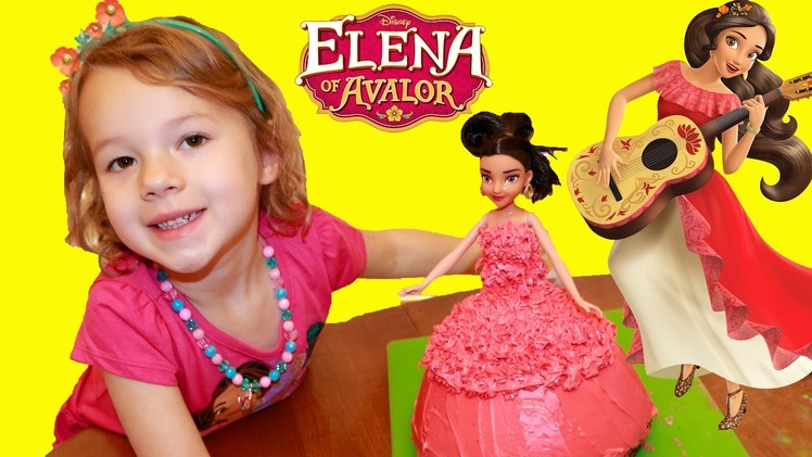 Elena of Avalor BIRTHDAY CAKE DIY Easy Barbie Cake + Ava's Birthday and Park Day