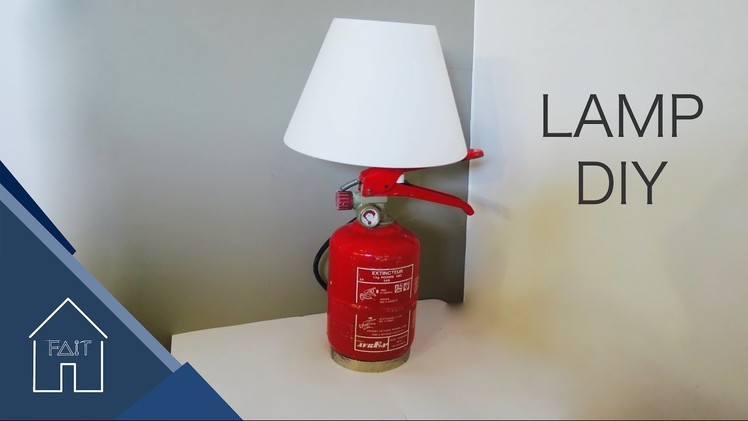 Fire extinguisher Lamp - DIY
