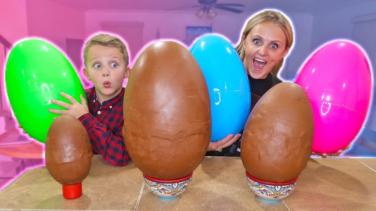 Giant Chocolate Kinder Surprise Egg How To DIY!!
