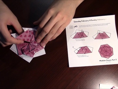 How to fold a MODULAR FLOWER PART 2 - Origami Day 28 (EASY)