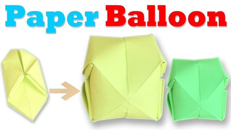 How To Make an Origami Balloon Step by Step | Paper Balloon Tutorial | Origami VTL