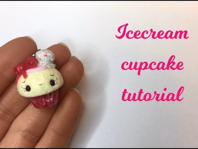 Icecream Cupcake. Polymer Clay Tutorial