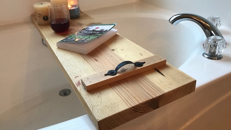 Make a Simple DIY Bathtub Caddy