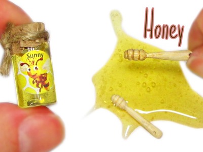 Miniature Honey Dipper - No polymer clay