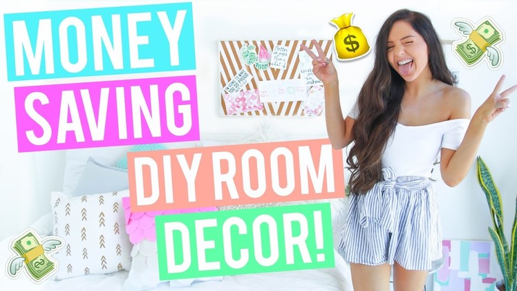 MONEY SAVING DIY Room Decor 2017. Cheap and Affordable - Pinterest + Tumblr Inspired
