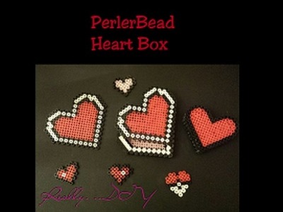 Perler Bead Heart Gift Box