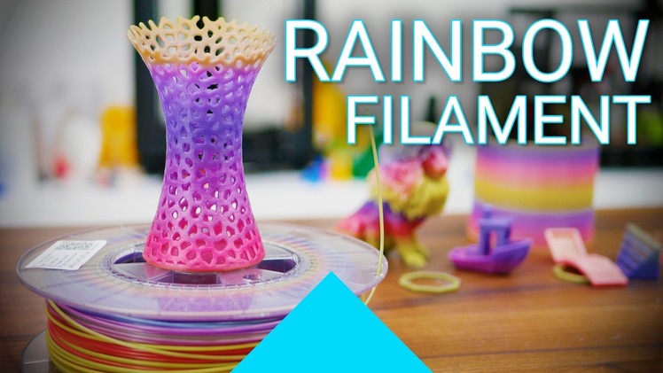 Print the rainbow: UniCoFil's rainbow PLA filament review! #Filaween