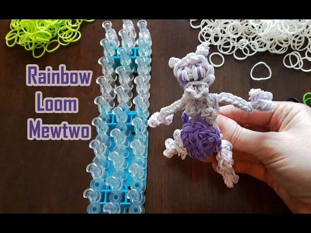 Rainbow Loom Mewtwo