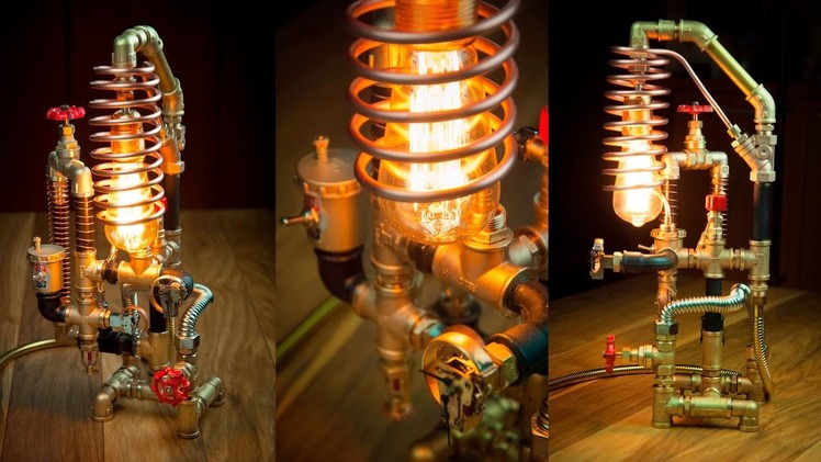Steampunk DIY Industrial Pipe Lamp #3