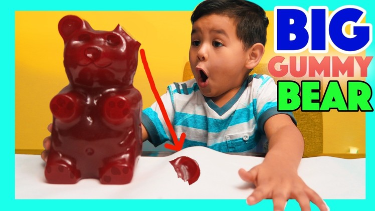 WORLD'S BIGGEST GUMMY BEAR DIY gummy bear, Gummies worm! Kids Candy Review