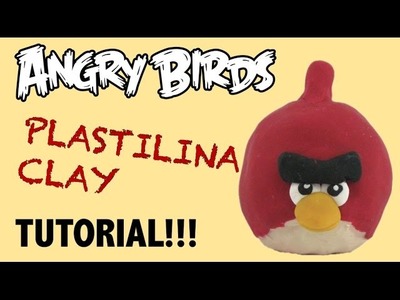 Angry Birds TERENCE Tutorial (plastilina, polymer clay, porcelana fría)