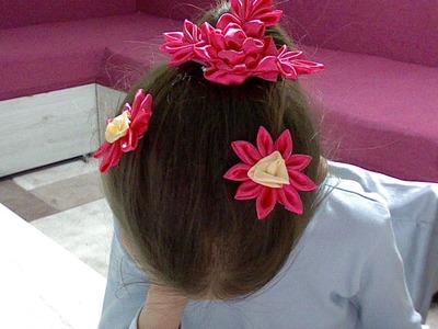 *Diy accessories for hair kanzashi*