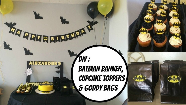 DIY: Batman party ideas