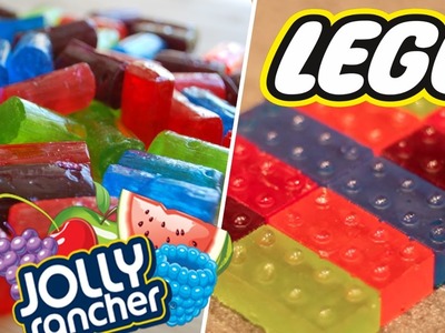 DIY Jolly Rancher Legos! How to make candy legos!