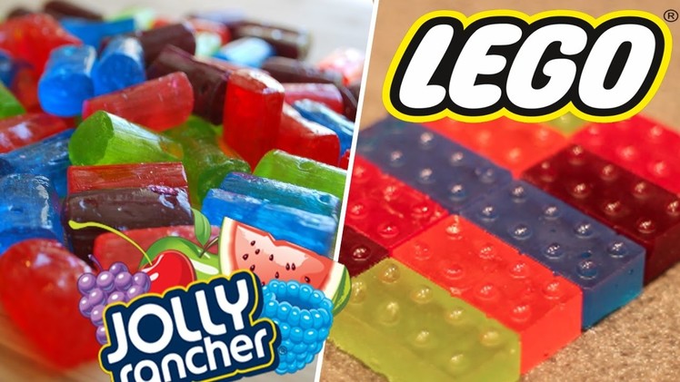 DIY Jolly Rancher Legos! How to make candy legos!