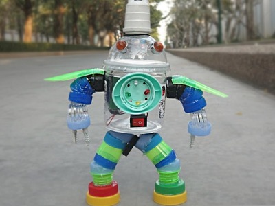 DIY Plastic Bottle Robot Toy for kids  | Crafts ideas