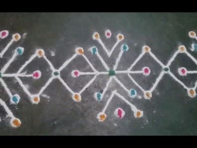 Easy rangoli,border rangoli designs,simple borders,free hand rangoli borders