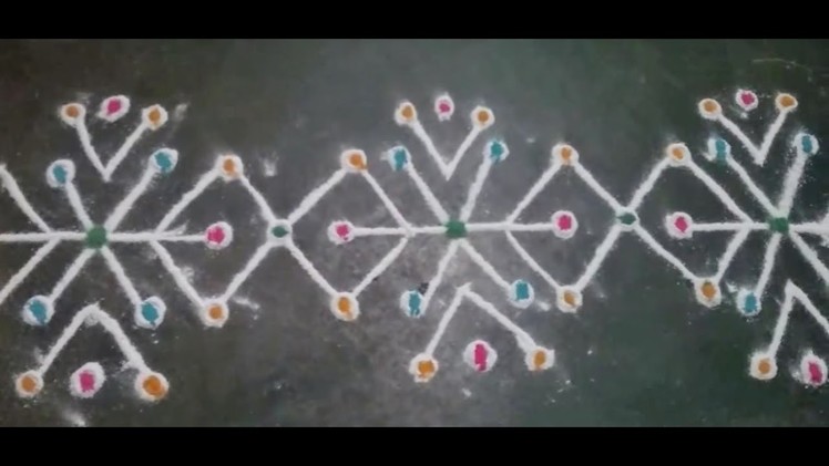 Easy rangoli,border rangoli designs,simple borders,free hand rangoli borders