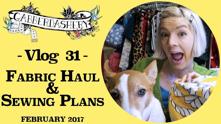 Fabric Haul & Sewing Plans February 2017 | Vlog 31