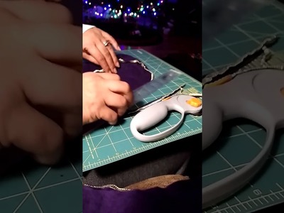 How to cut open Crown Royal bags