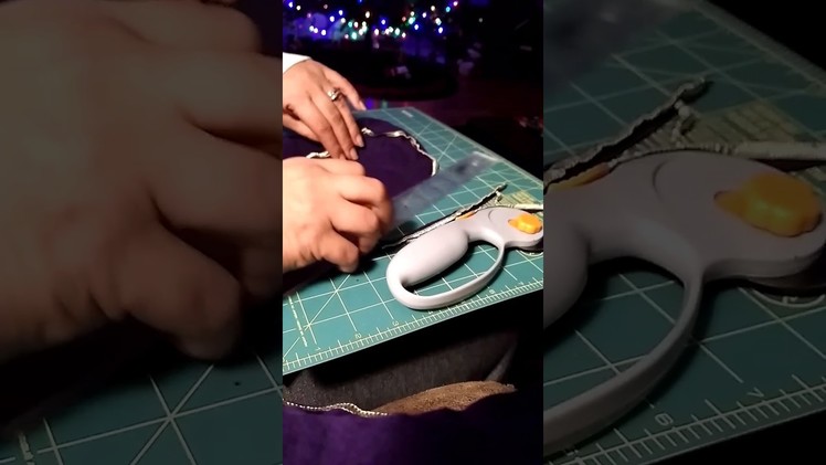 How to cut open Crown Royal bags
