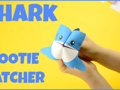 How to Make a Cootie Catcher Shark - Origami Paper Craft