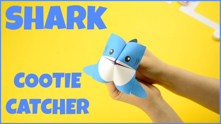 How to Make a Cootie Catcher Shark - Origami Paper Craft