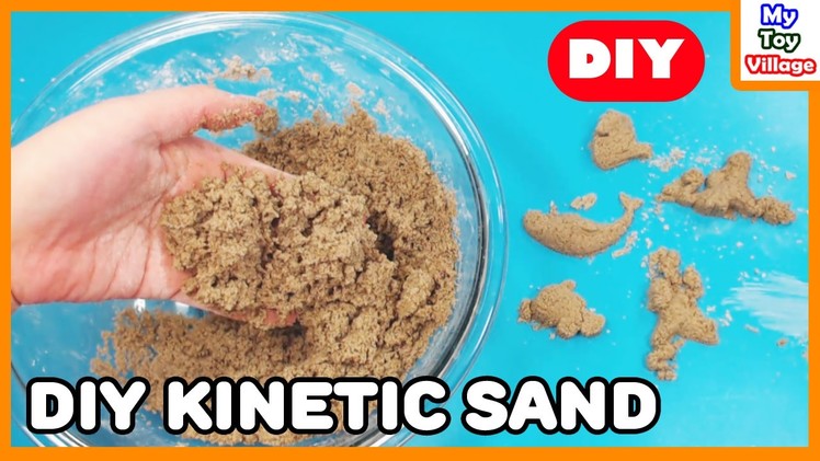 How to Make DIY Kinetic Sand | Cornstarch Finding Dory | MyToyVillage