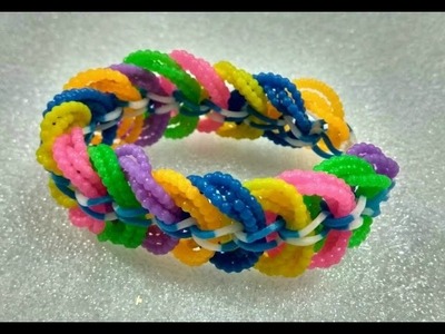 How to Make Rubber Band Bracelet | Rainbow Bracelet | DIY | Multi color  Bracelets | Friendship band