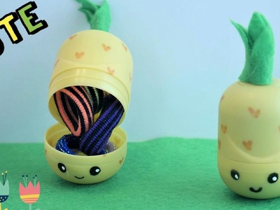 Kinder Egg Surprise Craft: Cute DIY Kinder Surprise Egg Earphones & Hair Bands Holder