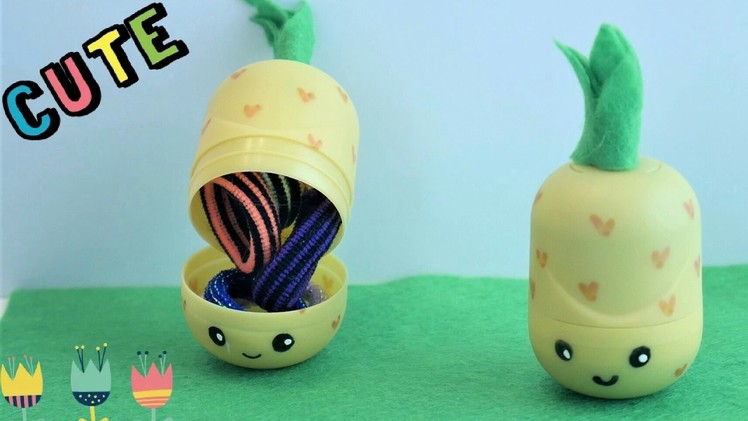 Kinder Egg Surprise Craft: Cute DIY Kinder Surprise Egg Earphones & Hair Bands Holder
