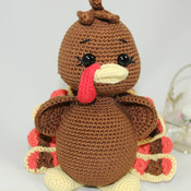 mr. turkey Amigurumi Crochet Pattern PDF