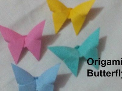 Paper Craft: How To Make Origami Butterfly Easy & Simple- 5 Min DIY