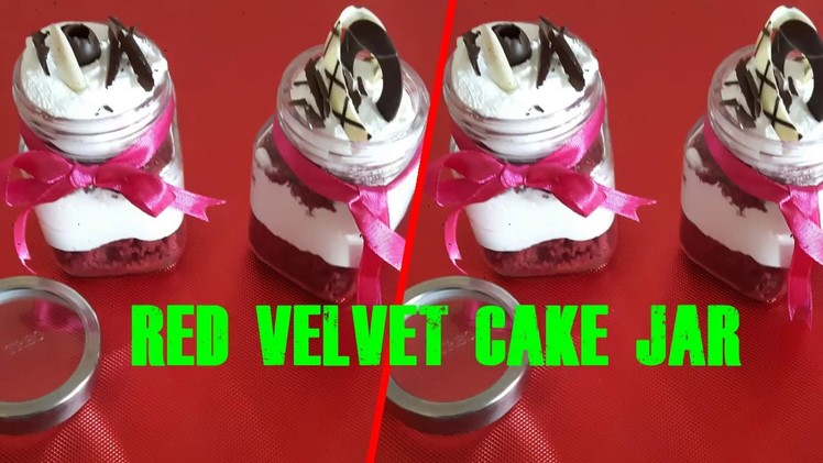 Red Velvet Cake Jar | DIY Gift Ideas  | Red Velvet Cake