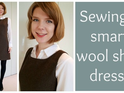 Sewing a smart, wool shift dress