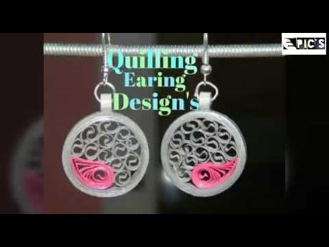 Stunning Quilling Earings Design Collection