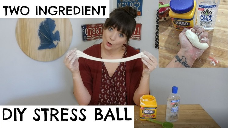 Two Ingredient Stress Ball Without Balloon | DIY FRI-YAY