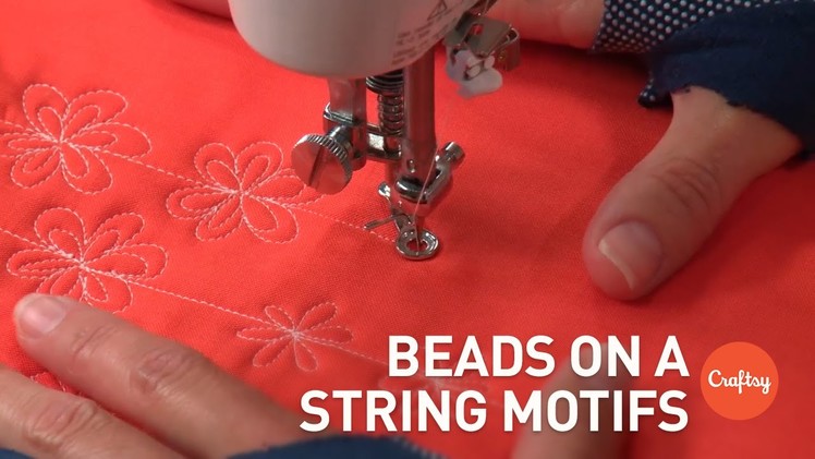 Beads on a String Motifs & Variations | Free Motion Quilting (FMQ) Tutorial with Christina Cameli