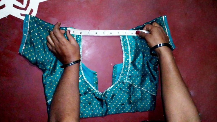 Blouse cutting and stitching in telugu Full Tutorial 2017