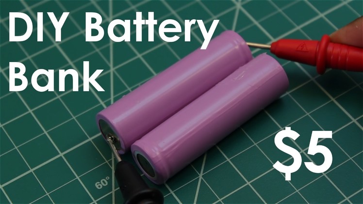 Cheap DIY Battery Bank from old Lithium-Ion Batteries