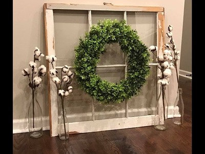 DIY CHEAP and EASY boxwood wreath tutorial