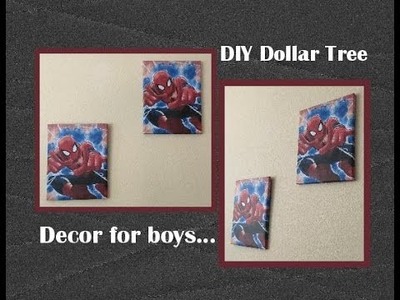 DIY Dollar Tree boys decor