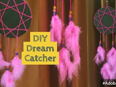 DIY Dream catcher with CD | Recycle old CD into wall Decore | How to make dream catcher using CD