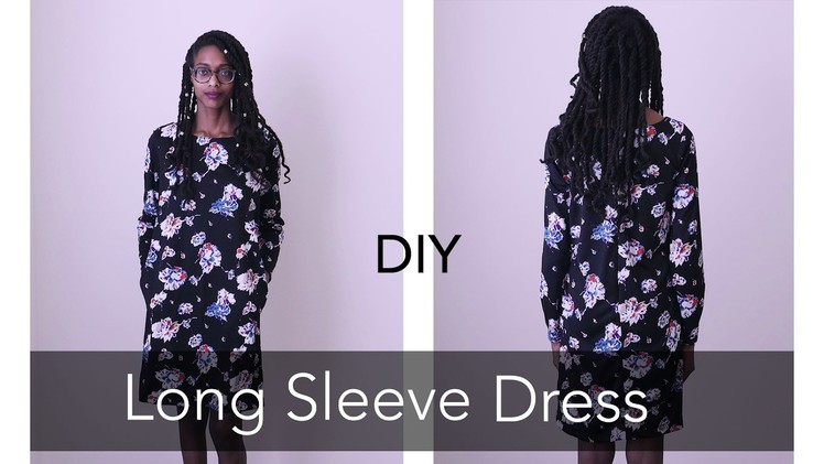 DIY Long Sleeve Dress
