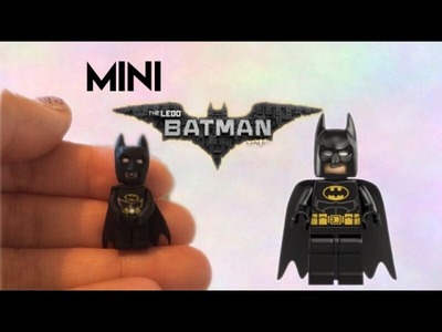 DIY Miniature Lego Batman with polymer clay - tutorial