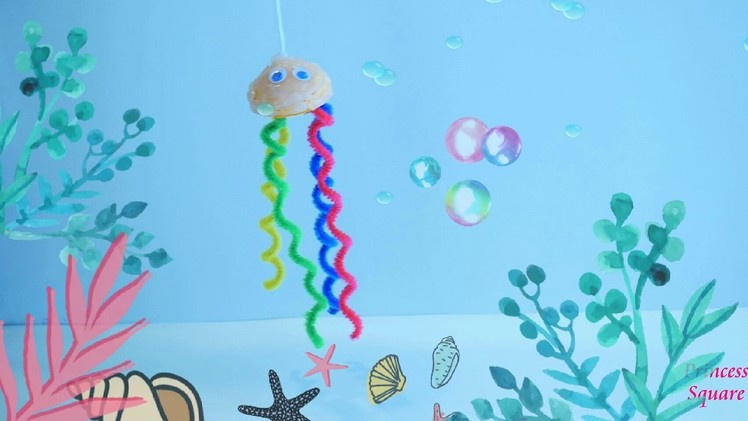 DIY Pipe Cleaner & Playdoh Jellyfish | Pipe Cleaner Craft